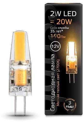 Лампа светодиодная Gauss Basic G4 2 Вт 2700 K 207707102