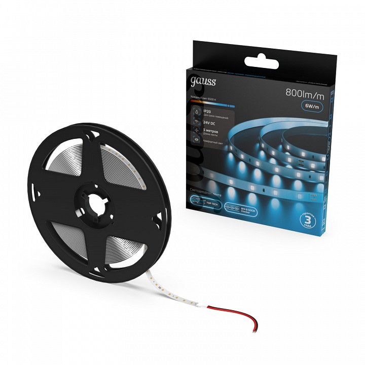 Лента светодиодная Gauss  23637052006