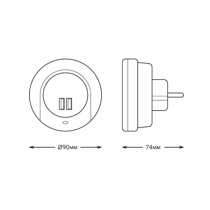 Ночник Gauss  NS001