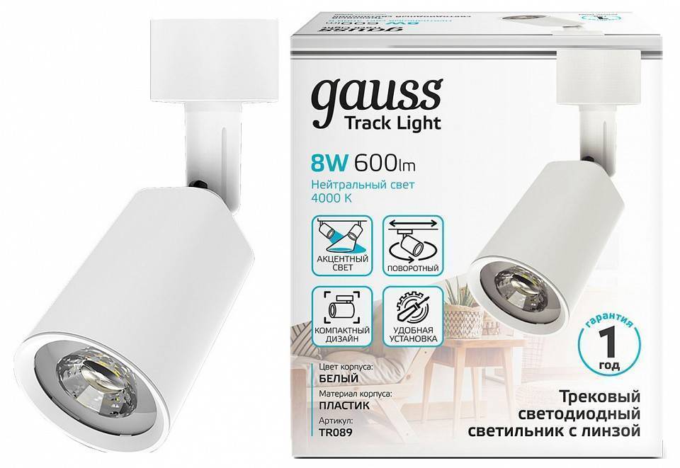 Светильник на штанге Gauss TR090 TR089