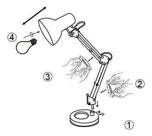 Настольная лампа офисная Globo Famous 24880