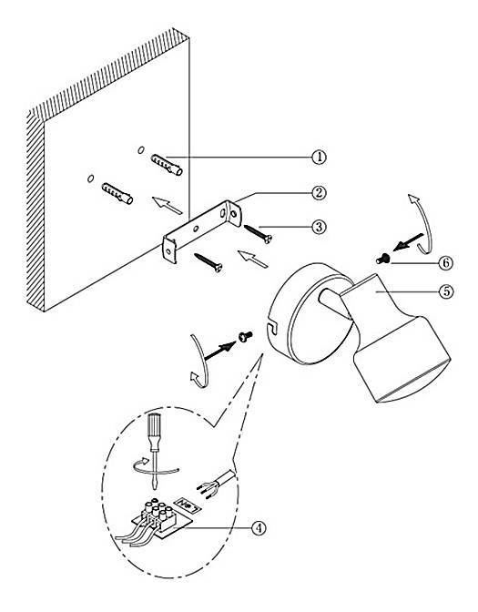 Бра Globo Rois 56213-1