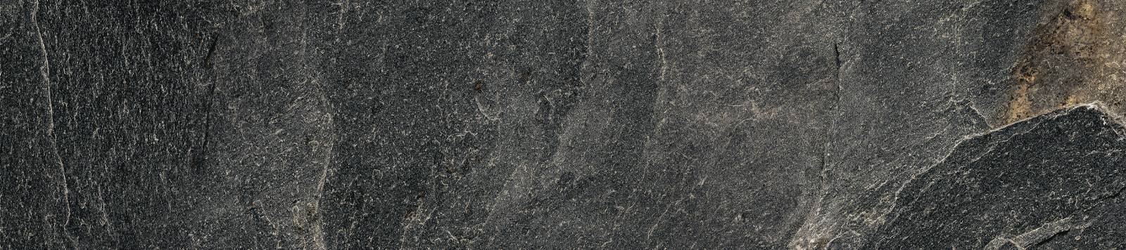 Керамогранит лаппатированный Alma Ceramica Santorini Black GP2090SNN99L 20х90 см