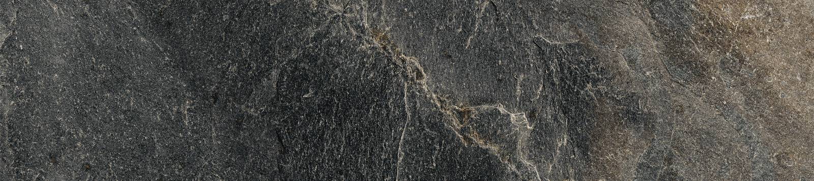 Керамогранит лаппатированный Alma Ceramica Santorini Black GP2090SNN99L 20х90 см