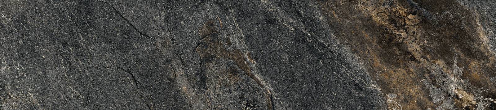 Керамогранит лаппатированный Alma Ceramica Santorini Black GP2090SNN99L 20х90 см