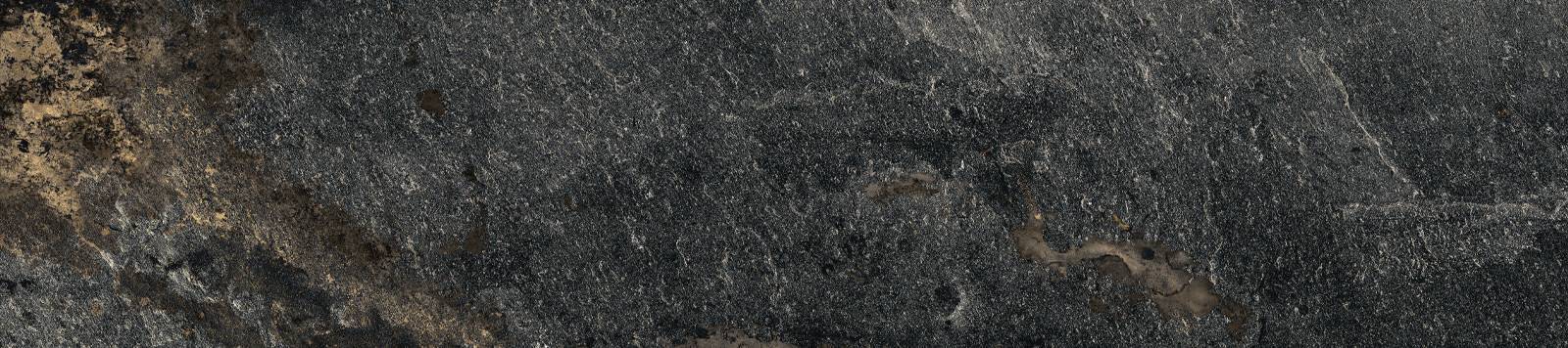 Керамогранит лаппатированный Alma Ceramica Santorini Black GP2090SNN99L 20х90 см