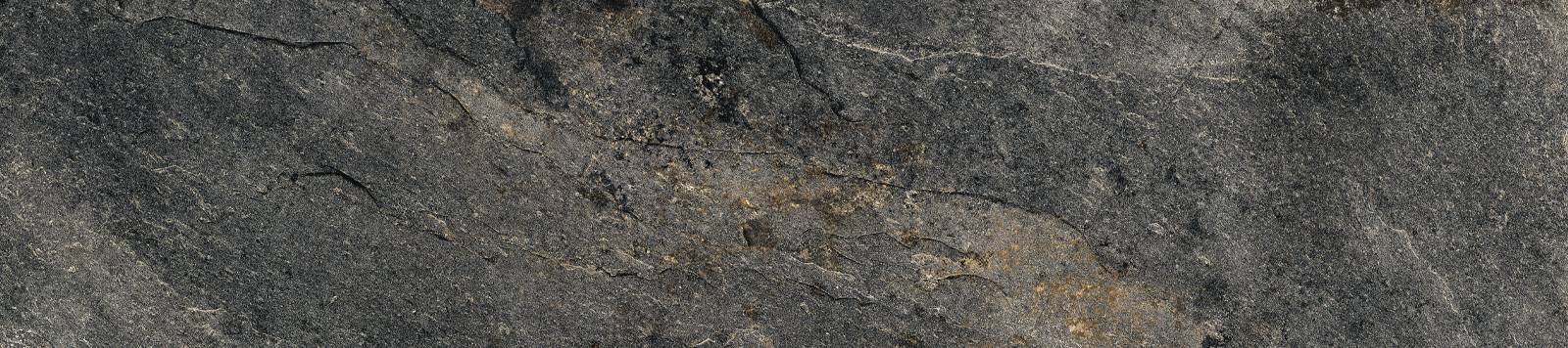 Керамогранит лаппатированный Alma Ceramica Santorini Black GP2090SNN99L 20х90 см