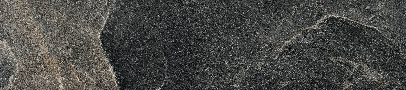 Керамогранит лаппатированный Alma Ceramica Santorini Black GP2090SNN99L 20х90 см