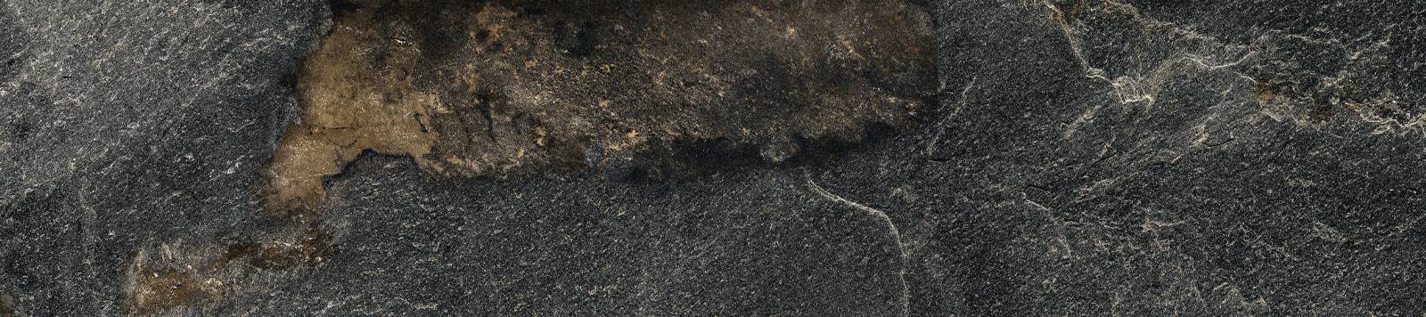 Керамогранит лаппатированный Alma Ceramica Santorini Black GP2090SNN99L 20х90 см