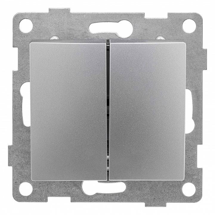 Выключатель проходной двухклавишный Gusi Electric BRAVO С10В8-004