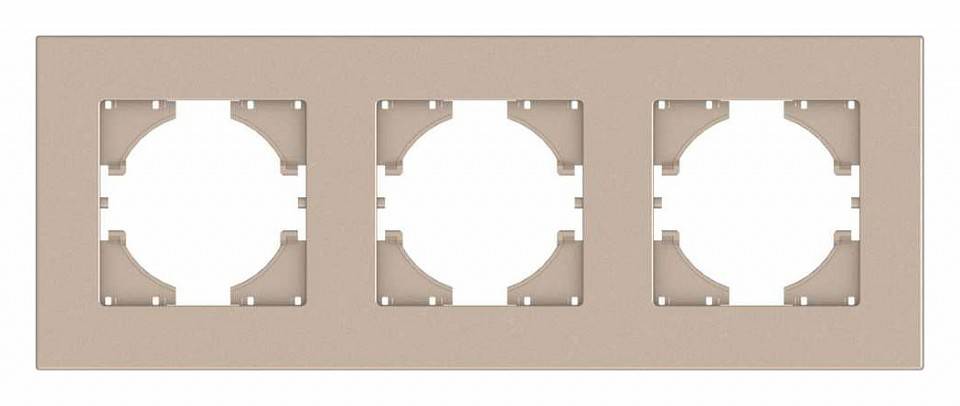 Рамка на 3 поста Gusi Electric CITY С1113-027