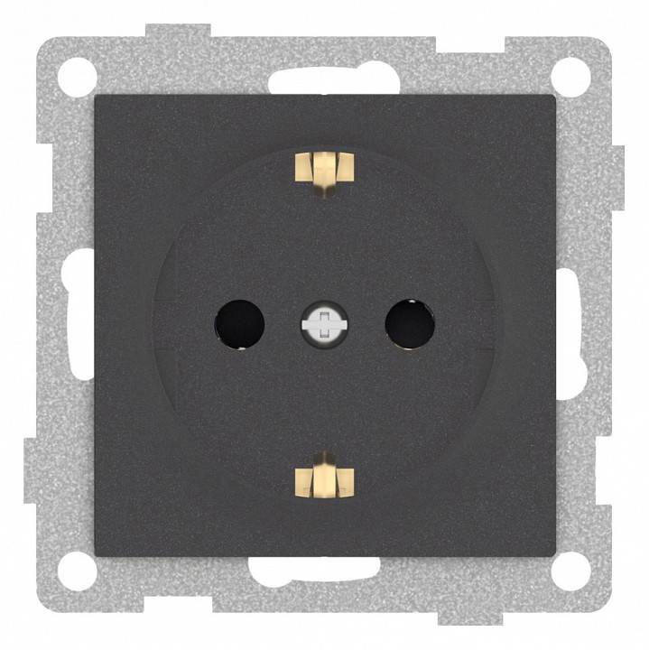 Розетка с заземлением и со шторкой, без рамки Gusi Electric UGRA С11Р4-010