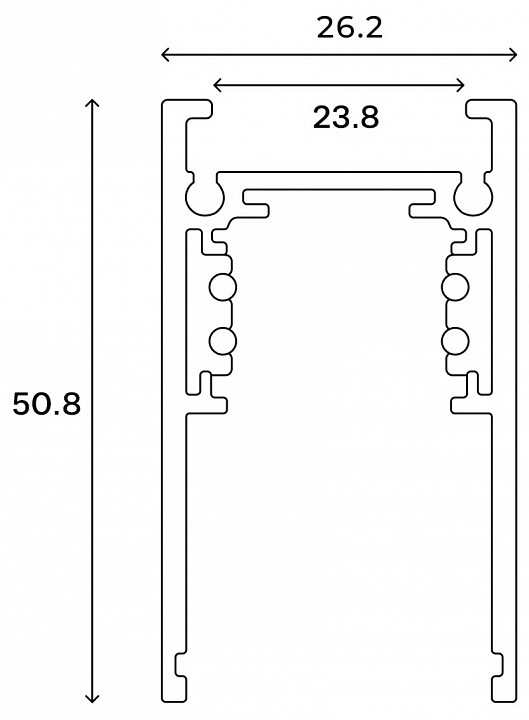 Трек накладной Hesby Lighting ElDeko HSBL_0051_1