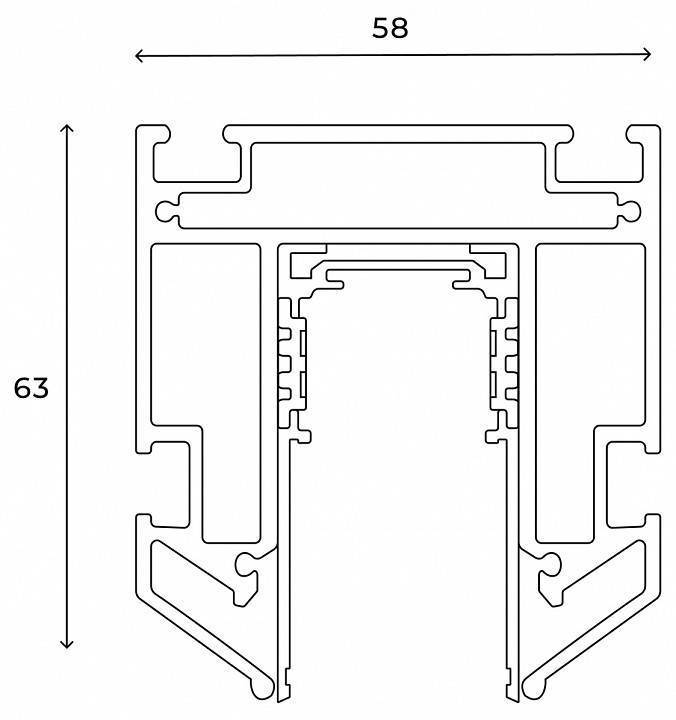 Профиль-держатель Hesby Lighting ElDeko 0072