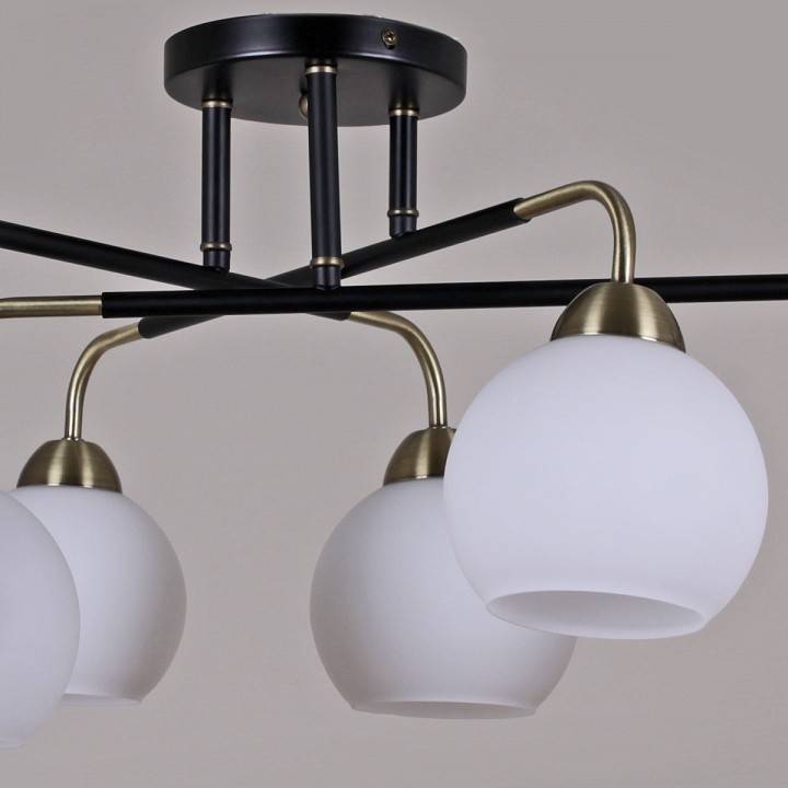 Потолочная люстра ILLUMICO  IL0252-6CSQ-79 BK AB