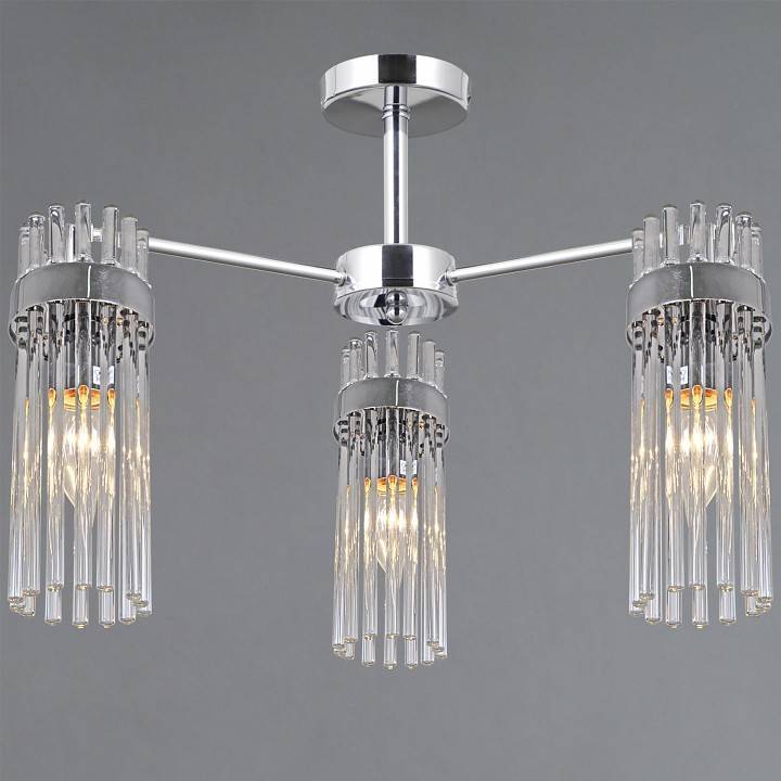 Люстра на штанге ILLUMICO GENOA IL0761-3CSQ-25 CR GENOA