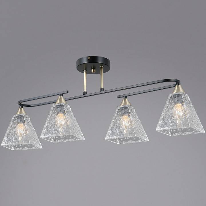 Потолочный светильник ILLUMICO AREZZO IL0782-4CSQ-25 BK AB