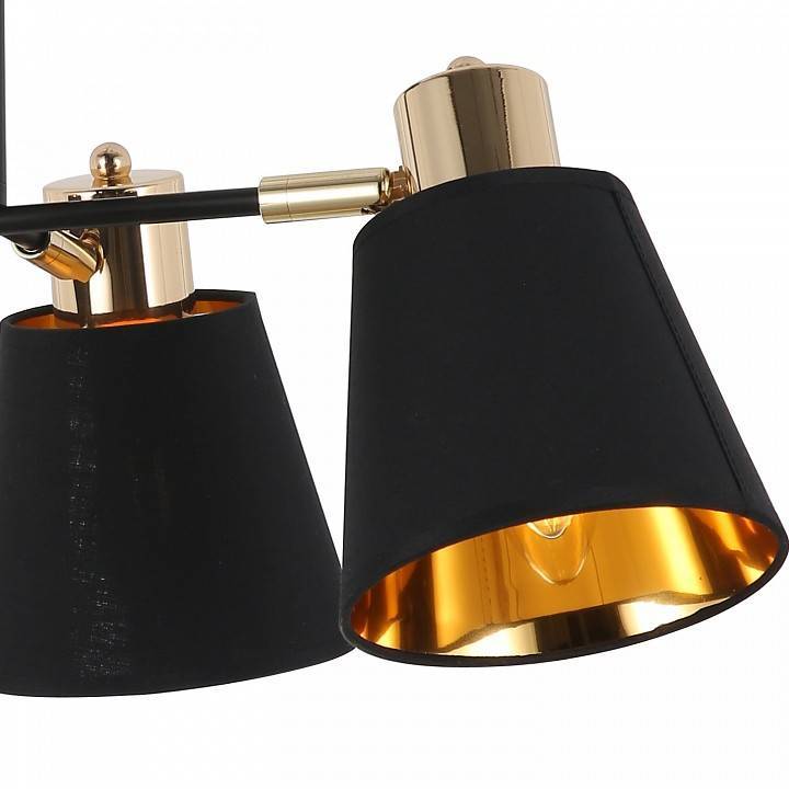 Люстра на штанге ILLUMICO Abelie IL6116-4COU-79 BK GD