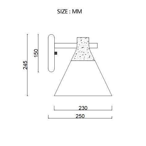 Бра Imperiumloft NOD WALL Green NODWALL01