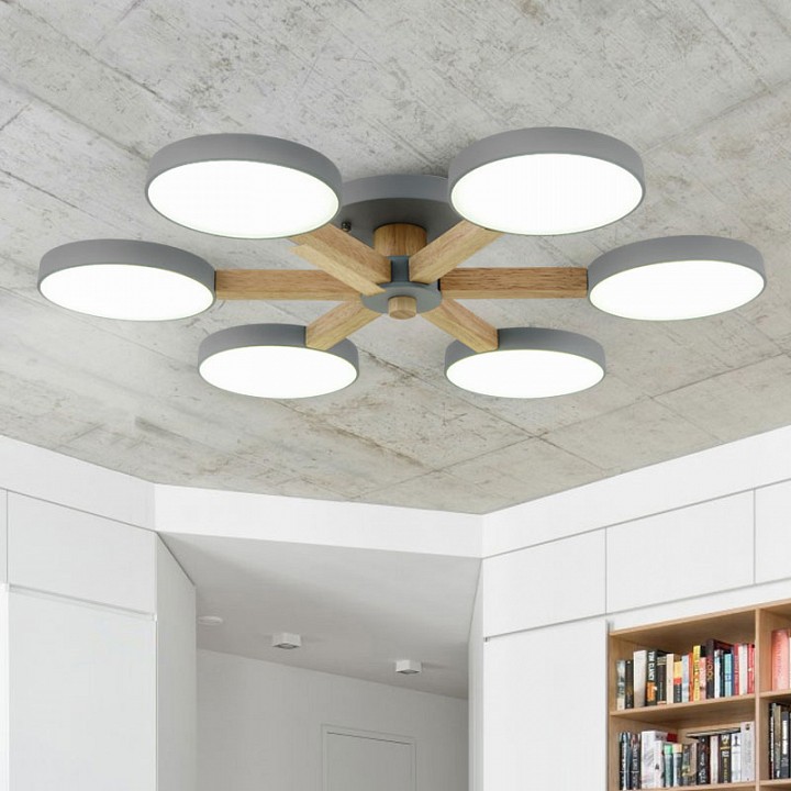 Люстра на штанге Imperiumloft TURNA Gray TURNA01