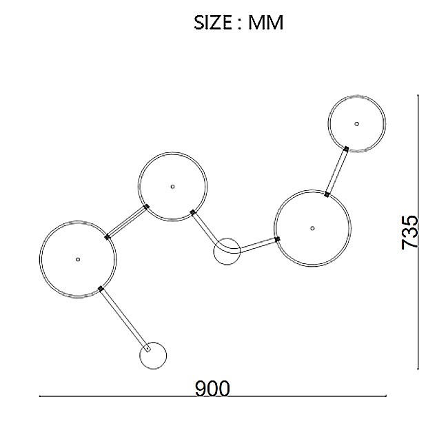 Накладной светильник Imperiumloft SOLEN SOLEN01