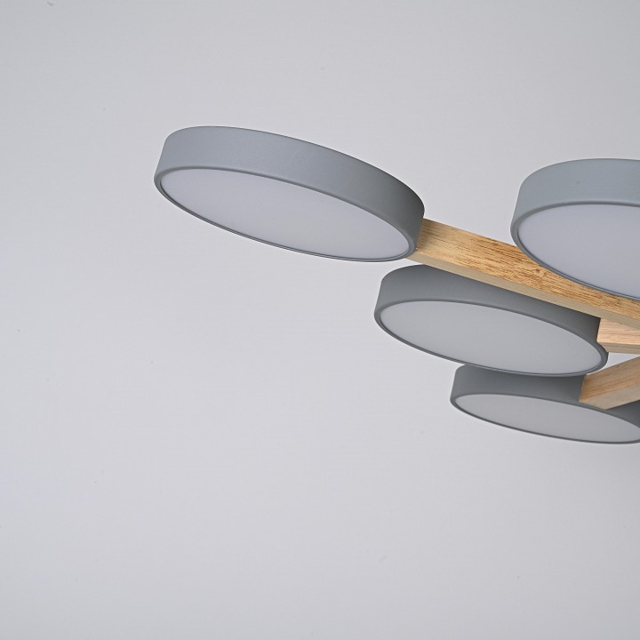 Люстра на штанге Imperiumloft TURNA Gray TURNA-B01