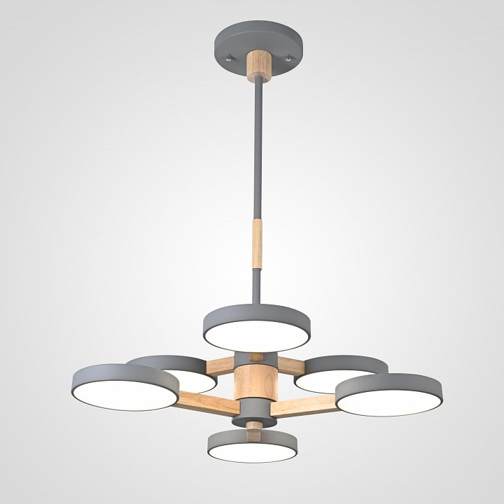 Люстра на штанге Imperiumloft TURNA Gray TURNA-DBL01