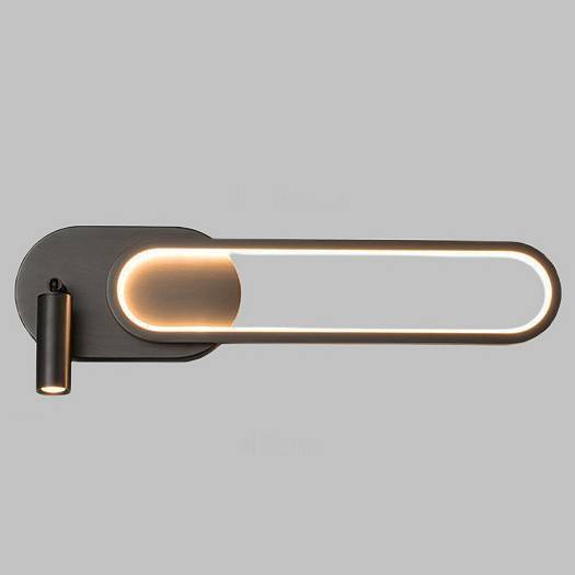 Бра с подсветкой Imperiumloft CARIT B Black carit01