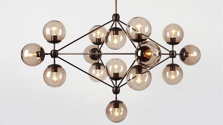 Подвесная люстра Imperiumloft Modo Chandelier Globes 40.615
