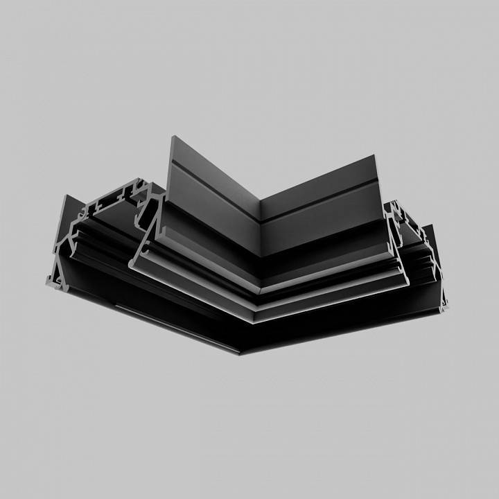 Соединитель угловой L-образный для встраиваемого трека Imex UT25 IL.0007.7101-BK