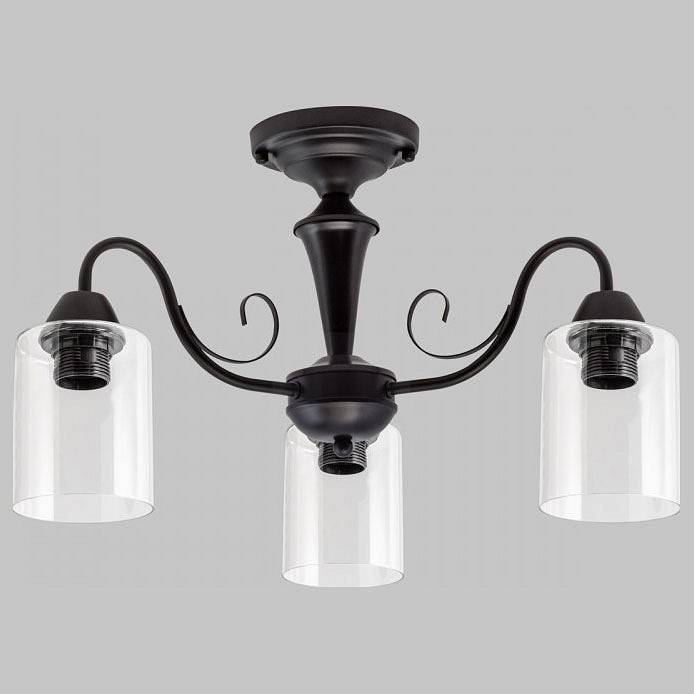 Люстра на штанге IMEX MD.3987 3 лампы MD.3987-3-S-BK-V2