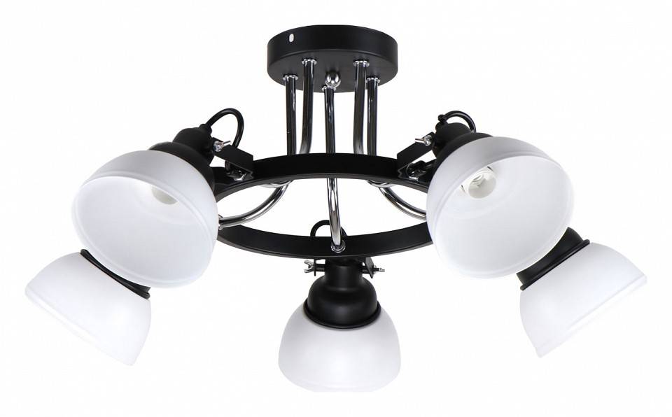 Потолочная люстра Imex 51575 5 ламп MD.51575-5-S BK