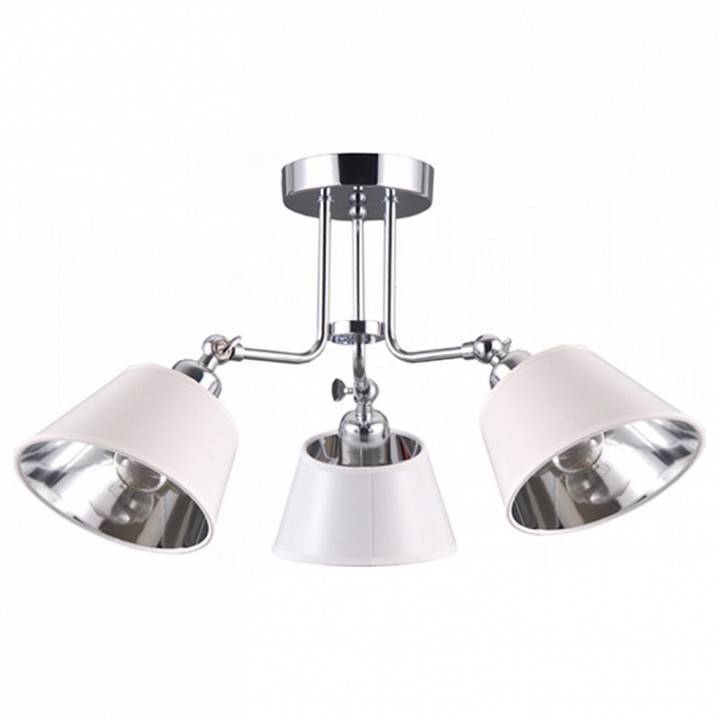 Люстра на штанге Imex MD.7717 3 лампы MD.77173-3-S WH+CH