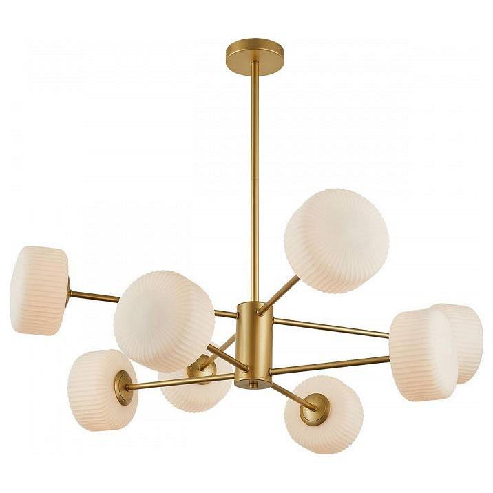 Люстра на штанге Imex Avalon 8 ламп MD.9366-8-P-MGD