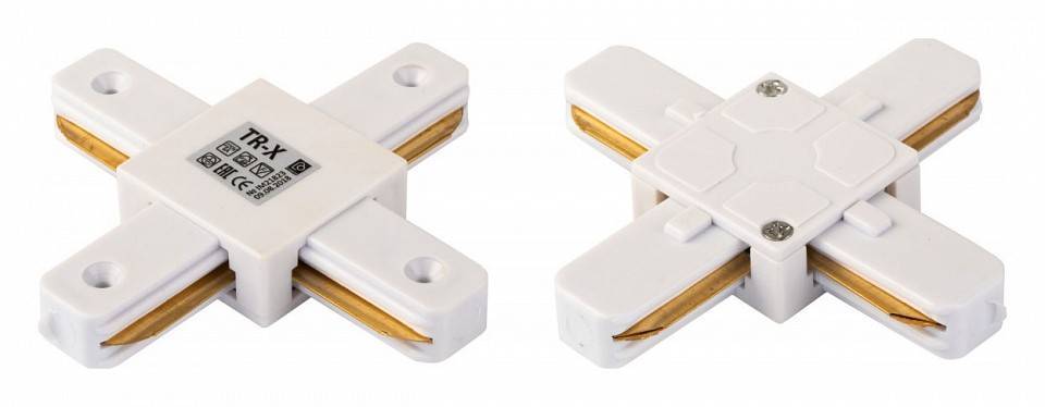 Соединитель X-образный для треков Imex Трек 1 белый TR-X WH