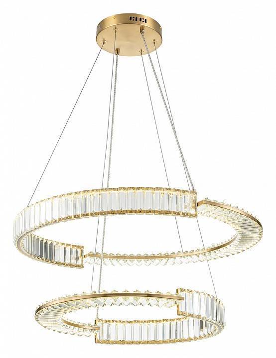 Подвесной светильник Indigo Frizzante 12015/2PL Brass