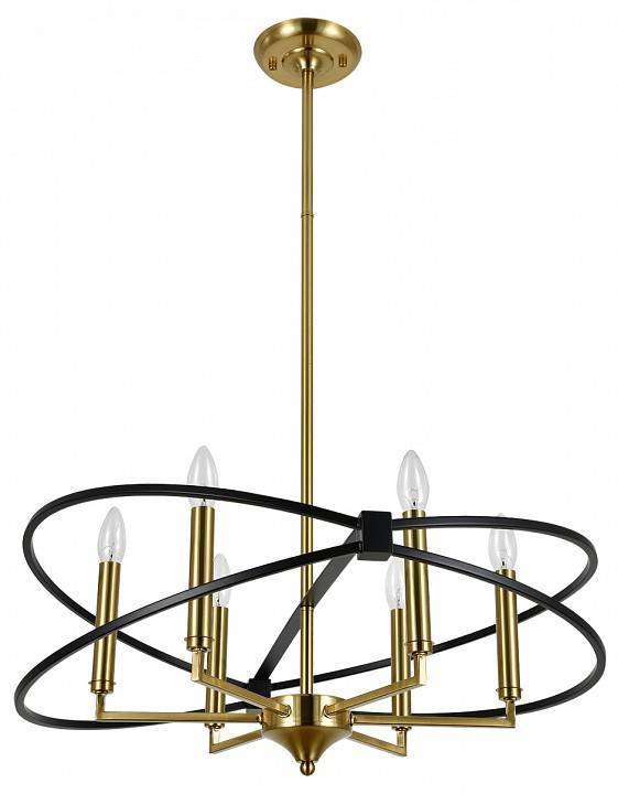 Люстра на штанге Indigo Trionfo 10020/6R Black