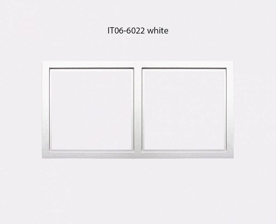 Встраиваемый светильник Italline IT06-6020 белый 4000 K 2 шт + рамка IT06-6022 белый IT06-6020 white 4000K / IT06-6022 white