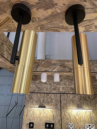 Светильник на штанге Italline M03-095 gold/black