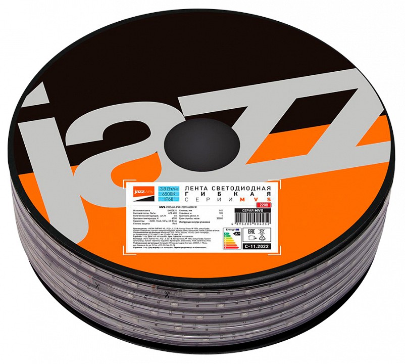 Лента светодиодная Jazzway MVS MVS-2835/60-IP68-220V-6500K-W-1m