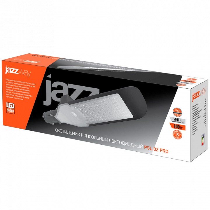 Консольный светильник Jazzway  PSL 02 PRO 100w 5000K IP65 BL