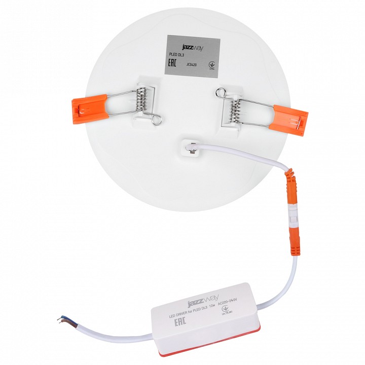 Встраиваемый светильник Jazzway  PLED DL3 12w 4000K IP20 WH