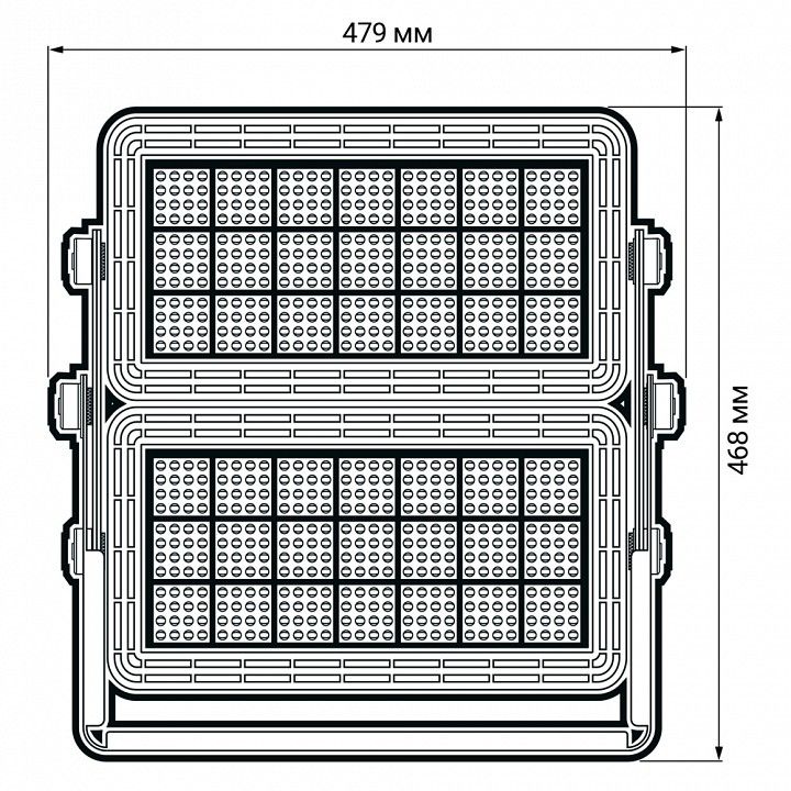 Настенно-потолочный прожектор Jazzway  PFL SPORT 02  500w  5700K IP66