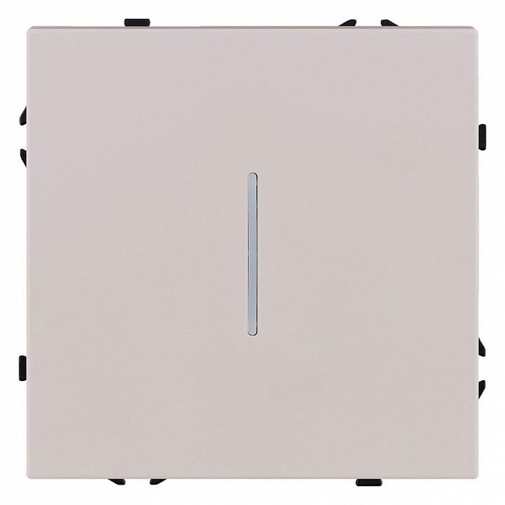 Выключатель одноклавишный с подсветкой без рамки Kollinger Eclipse EC-012CM