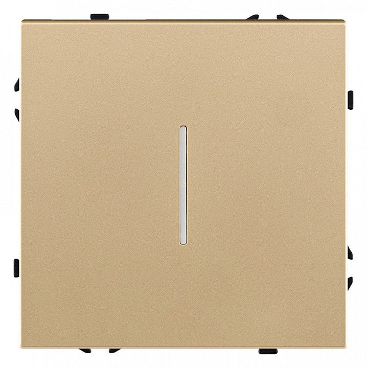 Выключатель одноклавишный с подсветкой без рамки Kollinger Eclipse EC-012GD