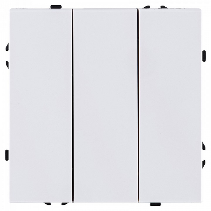 Выключатель трехклавишный без рамки Kollinger Eclipse EC-710WG