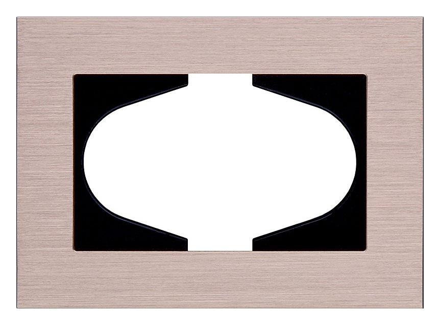 Рамка для двойной розетки Kollinger Reflex AL RA120GD