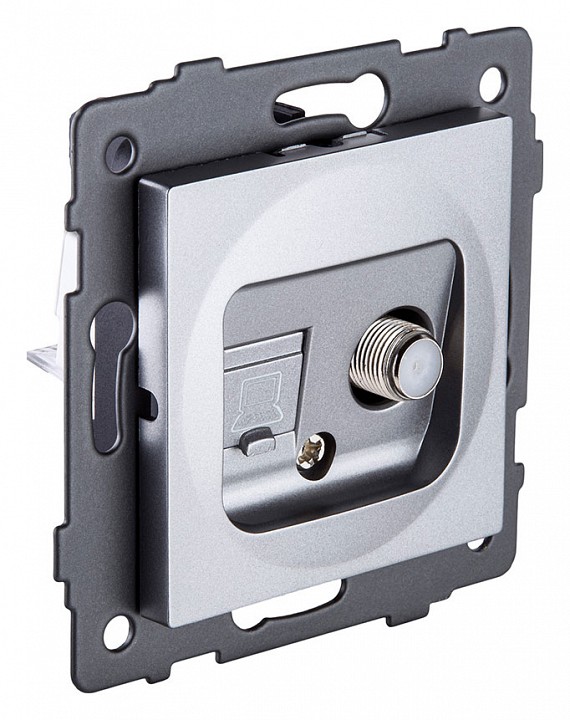 ТВ-розетка и SAT-розетка оконечная без рамки Kollinger  REA-014GY