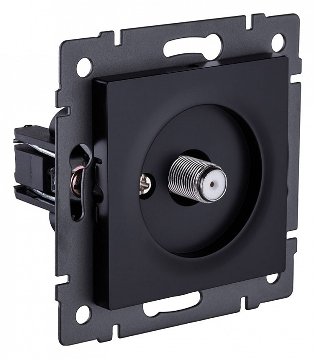 ТВ-розетка и SAT-розетка оконечная без рамки Kollinger  REA-020BK