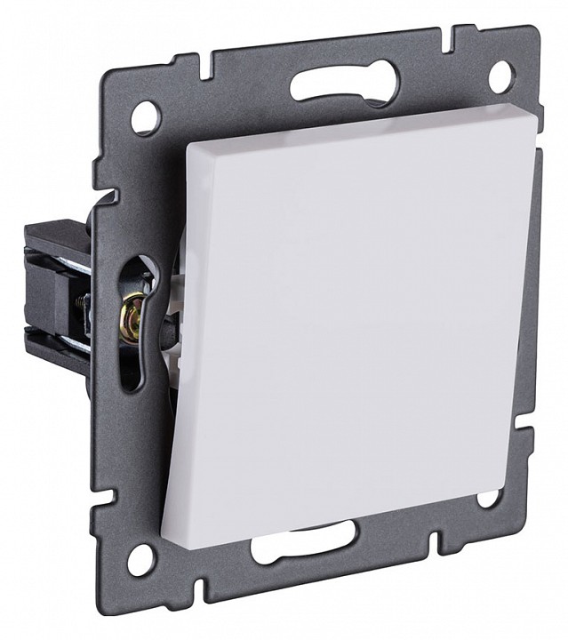 Выключатель проходной одноклавишный без рамки Kollinger  REA-S-003WM